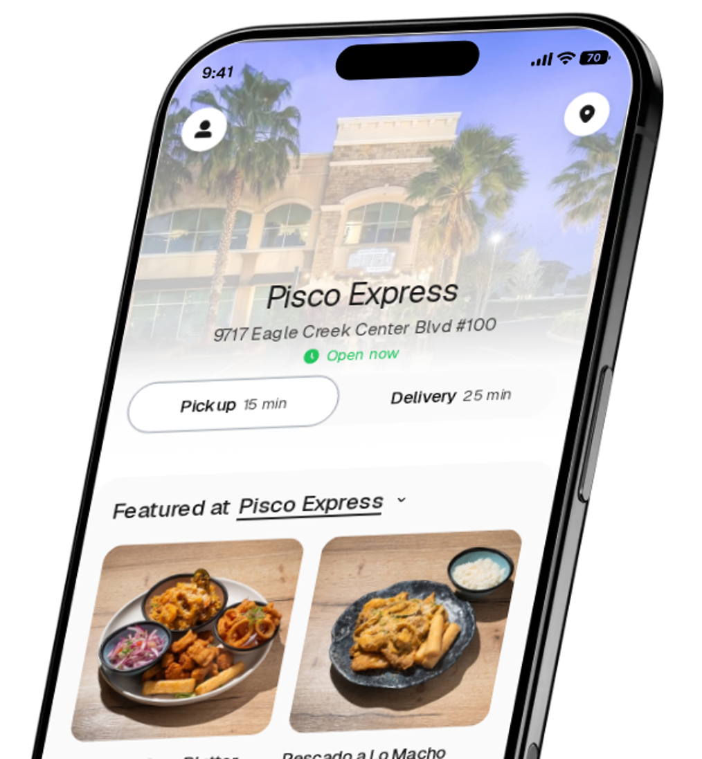 Pisco Express app preview